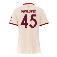 Fotbalové Dres Bayern Munich Aleksandar Pavlovic #45 Dámské Alternativní 2024-25 Krátký Rukáv